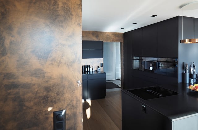 Stucco Küche Black Modern